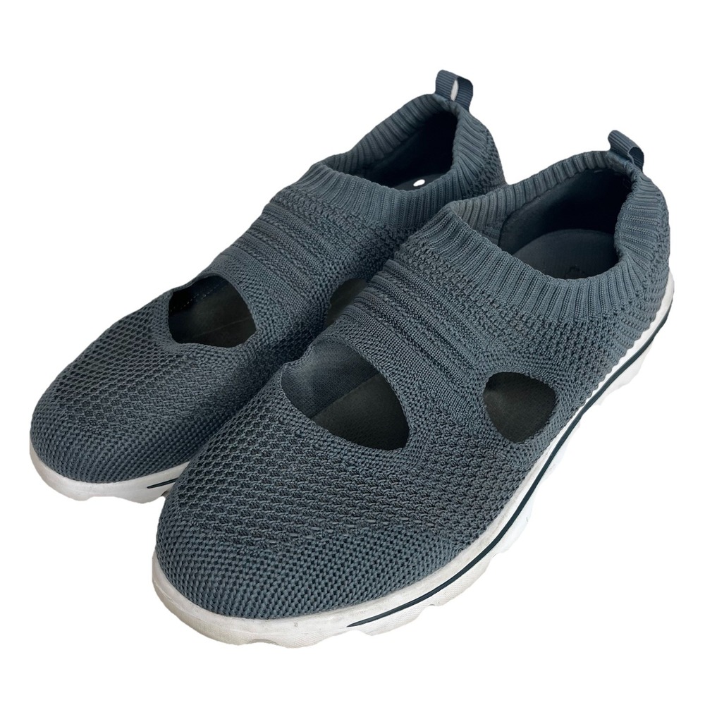 PROPET Travel‎ Activ Avid Knit Flexible Shoe Women's 8 Wide D Denim WAT064M